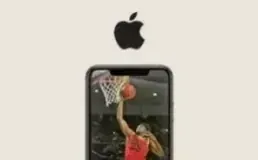 iPhone with a soccer match on screen
